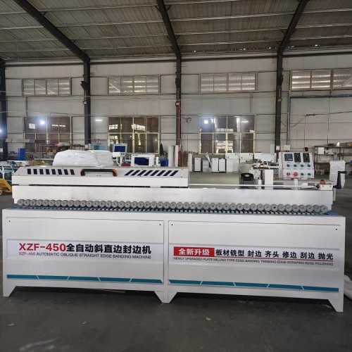 XZF-450 beveled straight edge banding machine for professional results